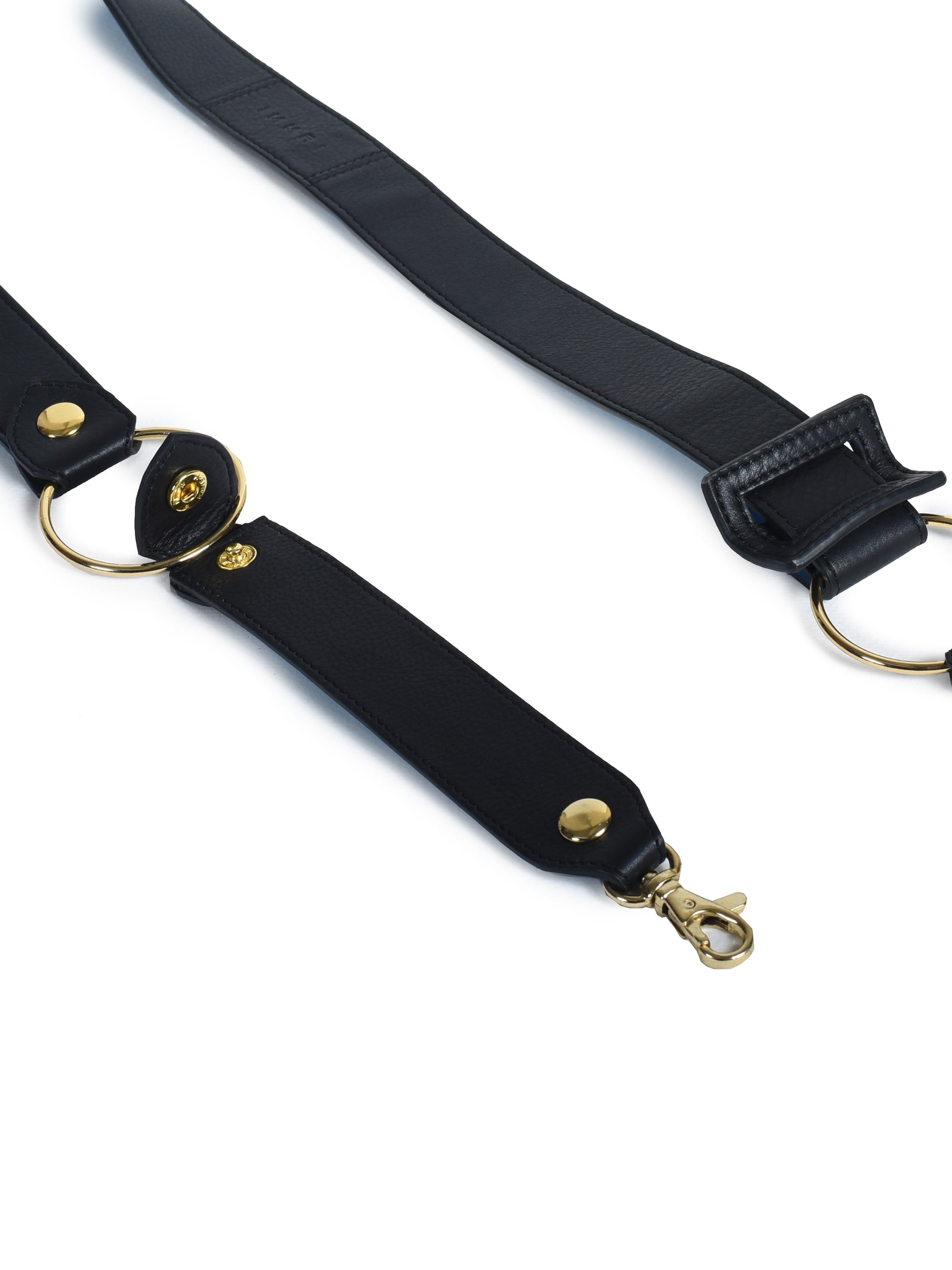 Black Hathi Batua Bag with Strap Belt