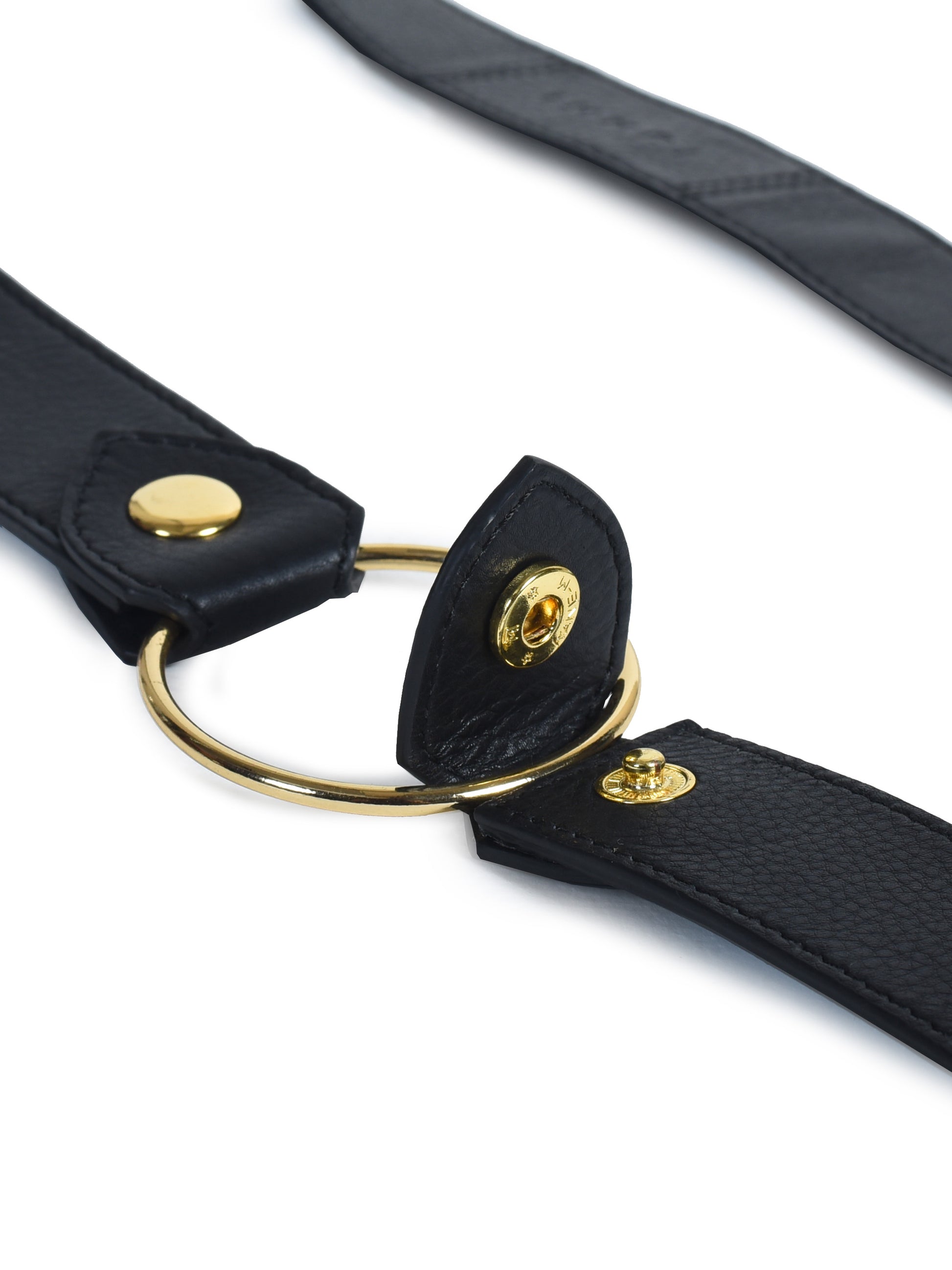 Black Hathi Batua Bag with Strap Belt