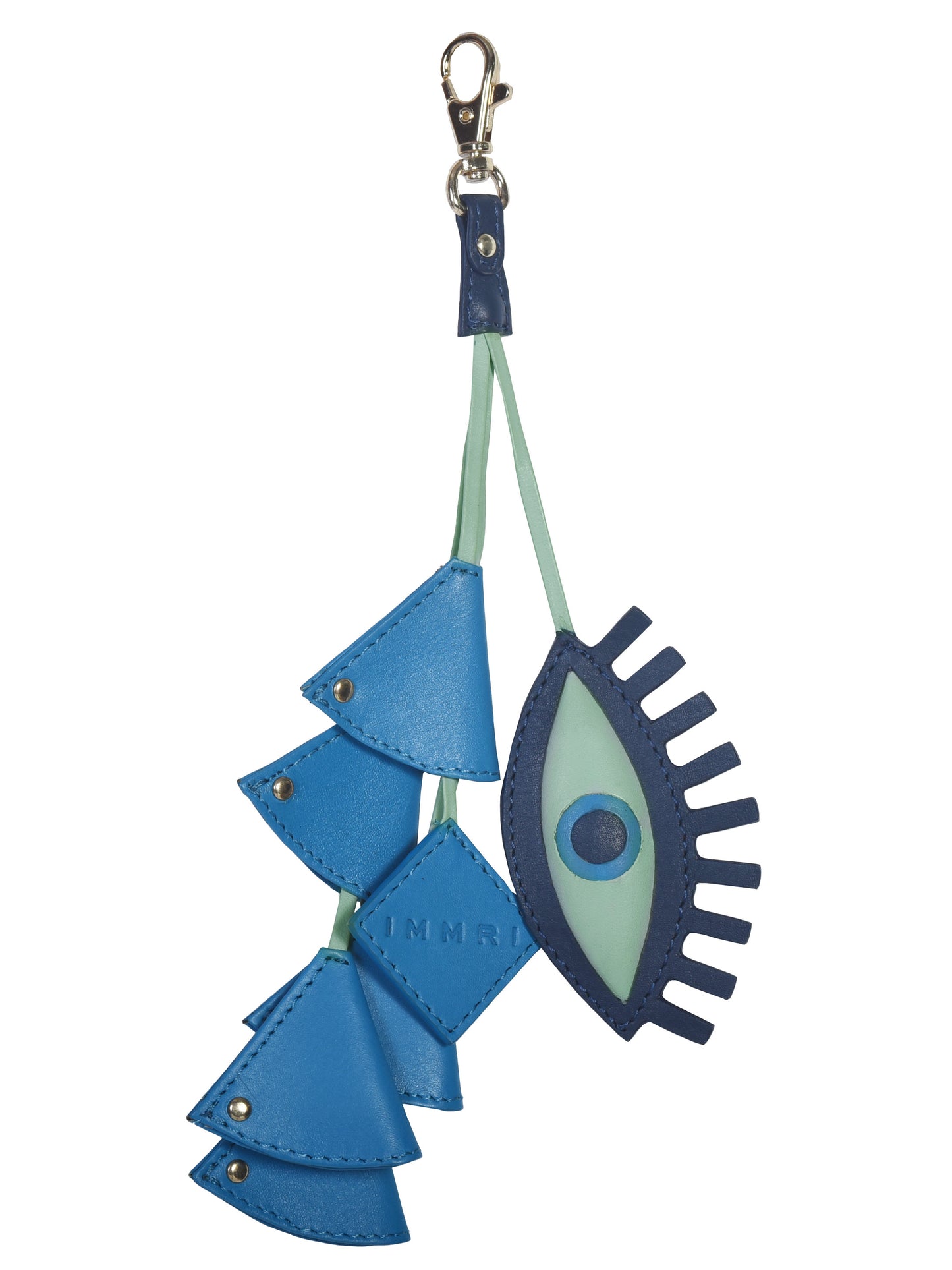 Strap Belt and Red Potli Bag with Evil Eye Charm