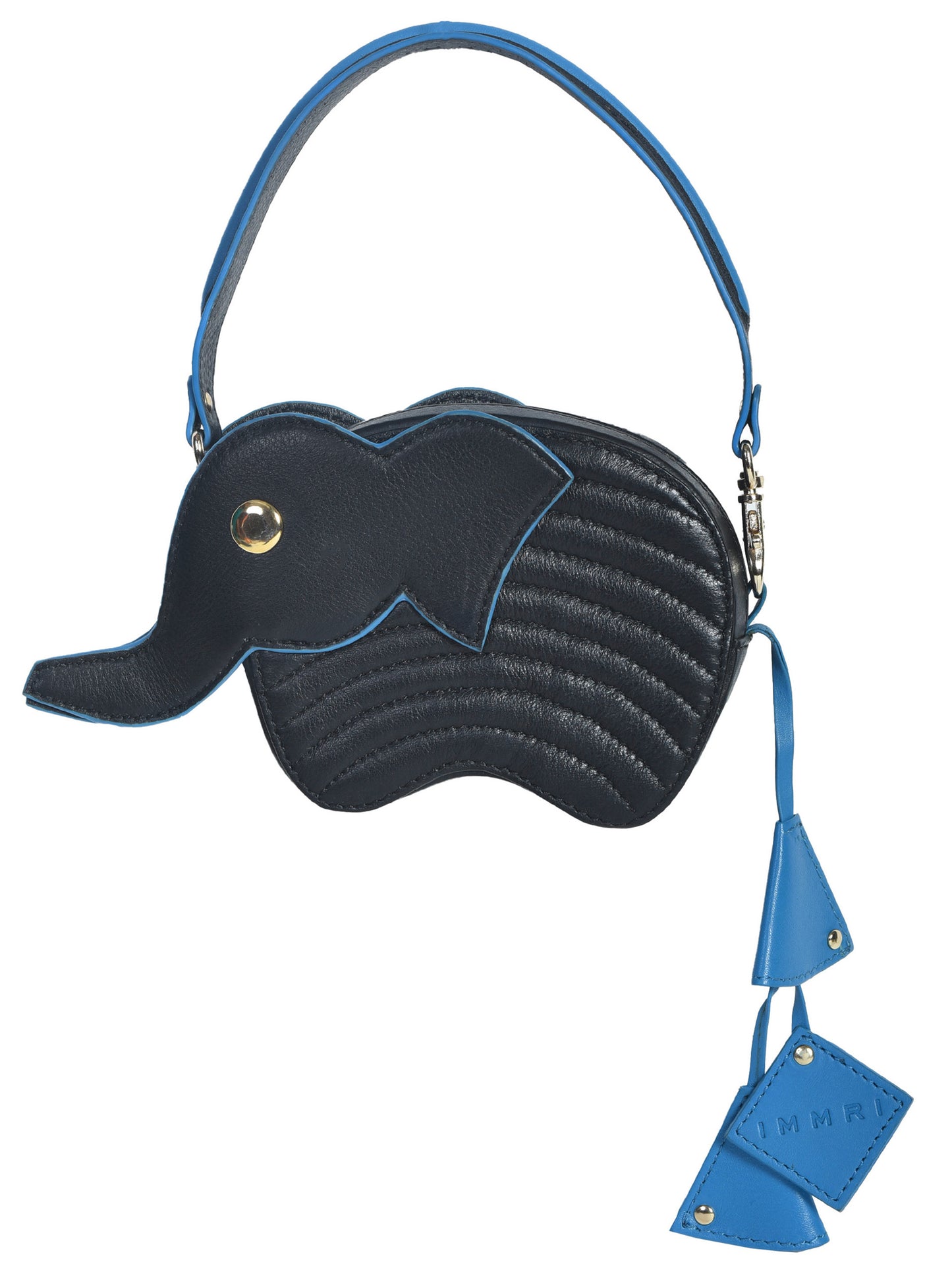 Black Hathi Batua Bag with Strap Belt