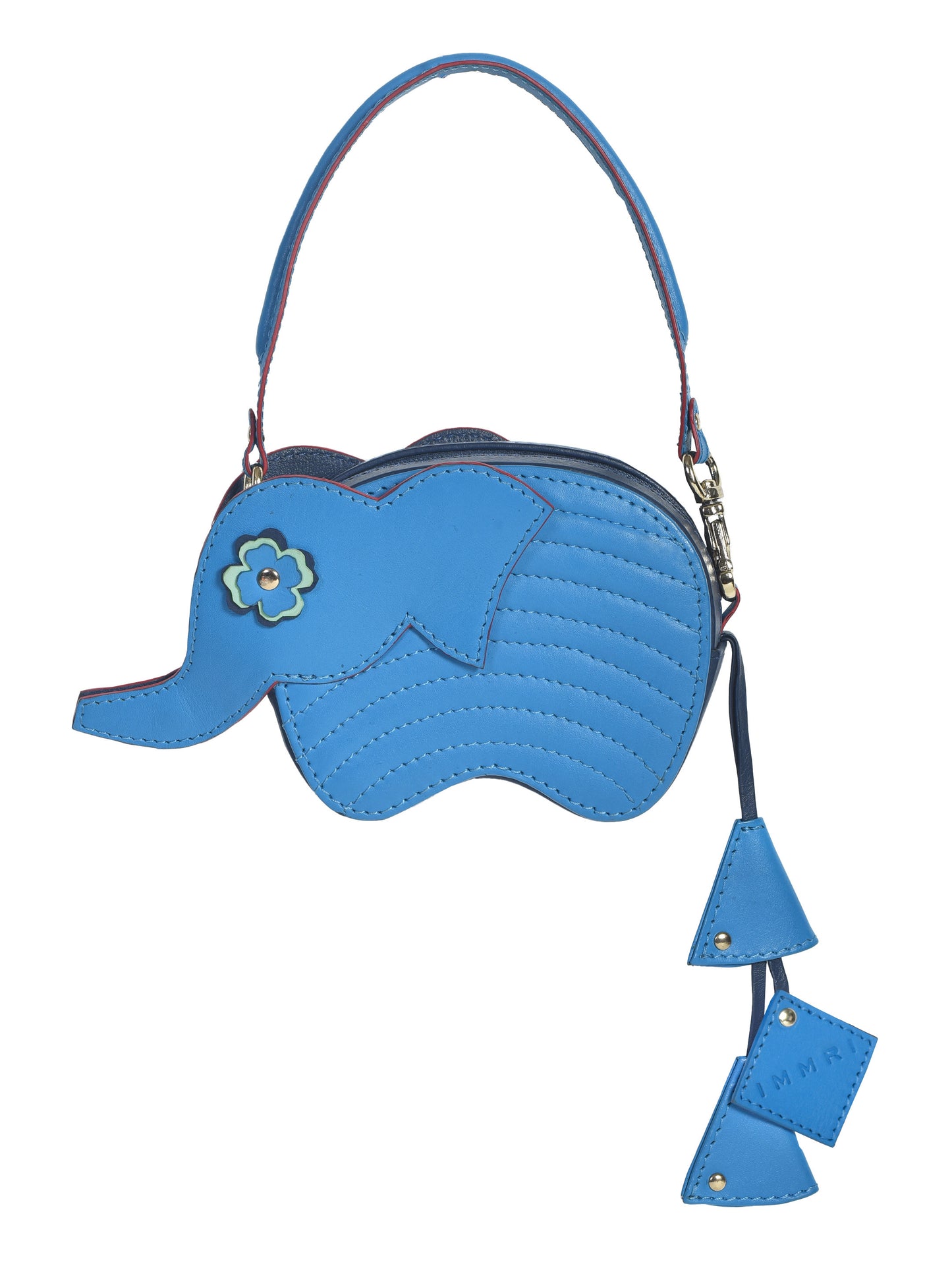 Flower Eye Hathi Batua Bag - Jodhpur Blue