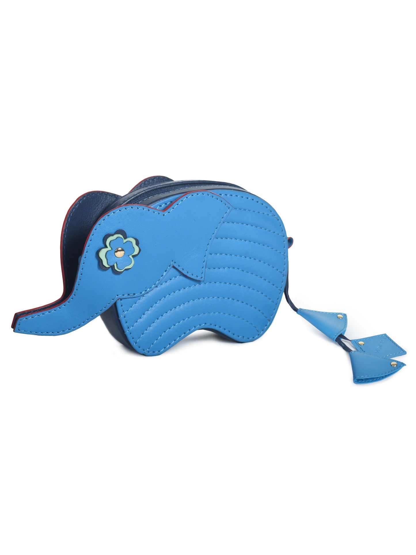 Flower Eye Hathi Batua Bag - Jodhpur Blue