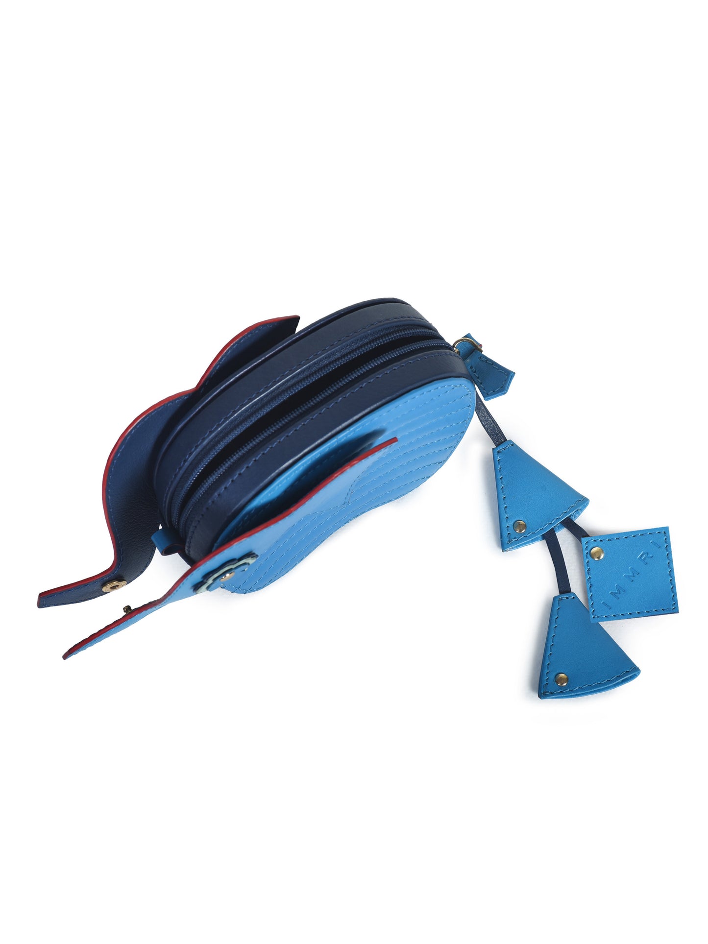 Flower Eye Hathi Batua Bag - Jodhpur Blue