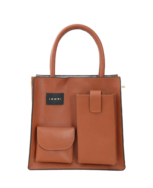 Workation Travel Tote Bag - Tan