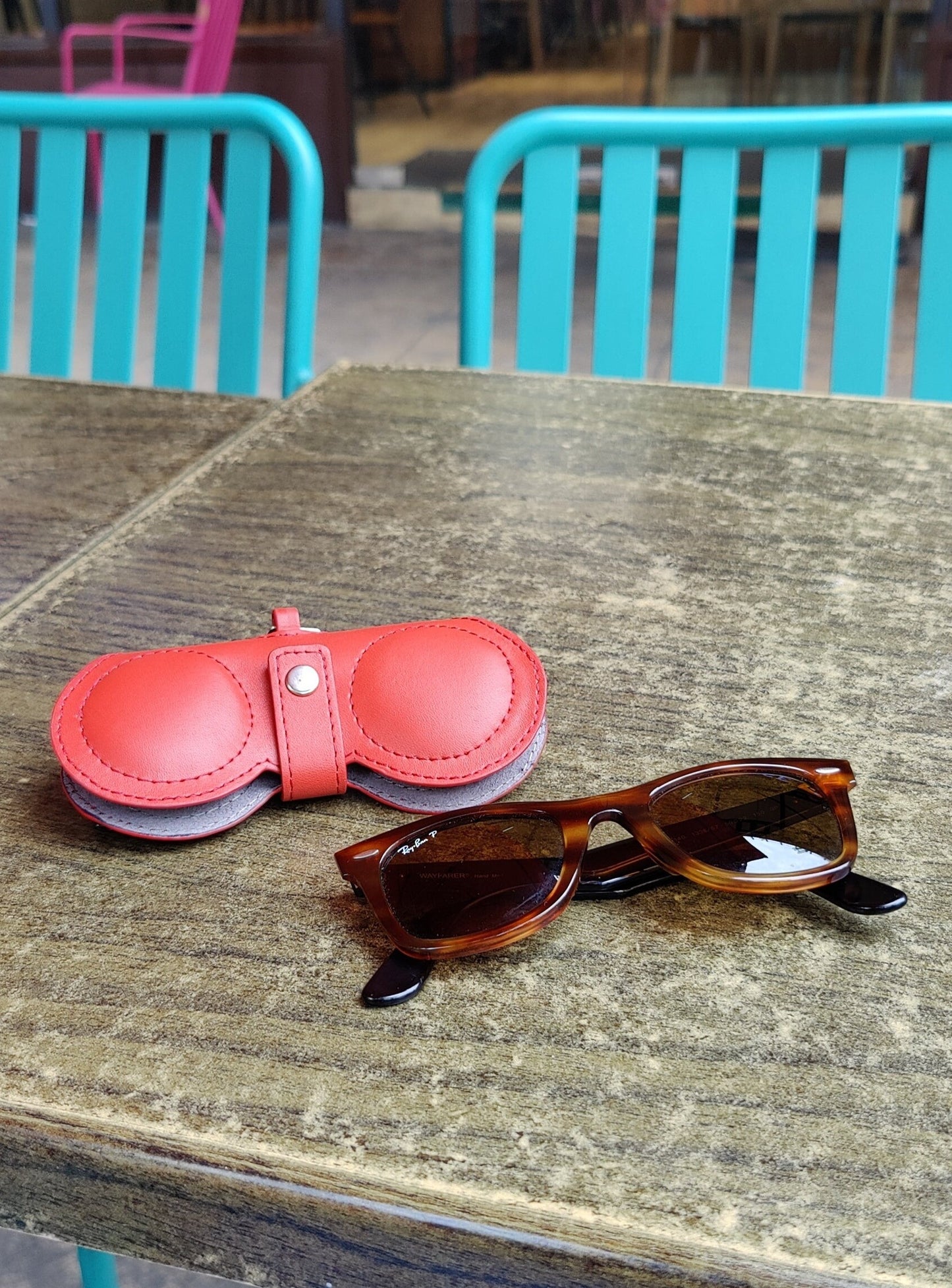 Mobile Sling & Eyewear Sleeve Combo - Berry/Red
