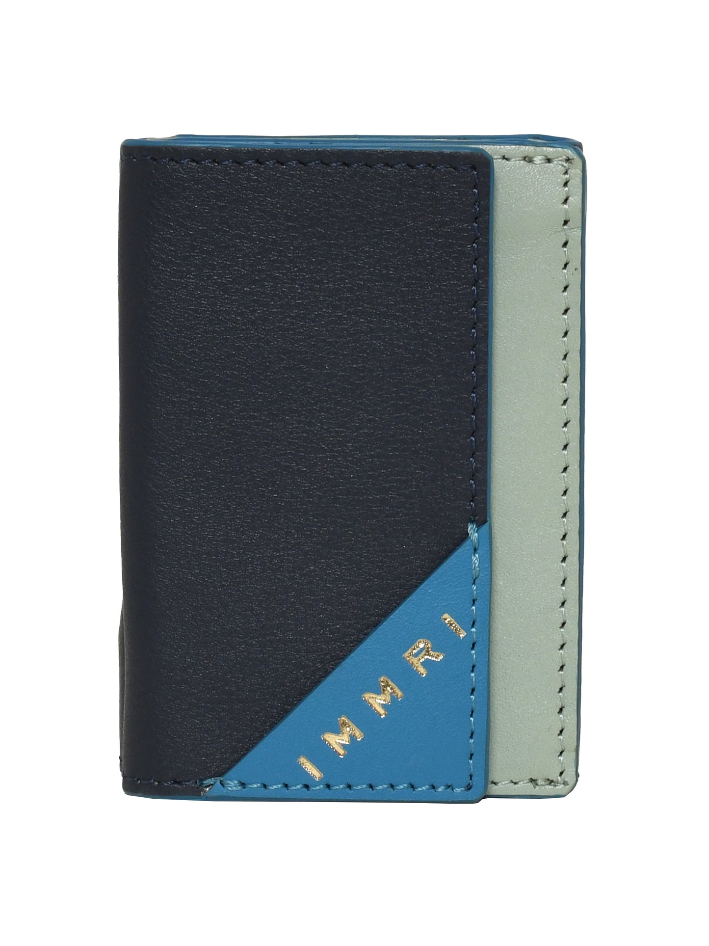 Trifold Wallet for Women- Mint Green/Blue