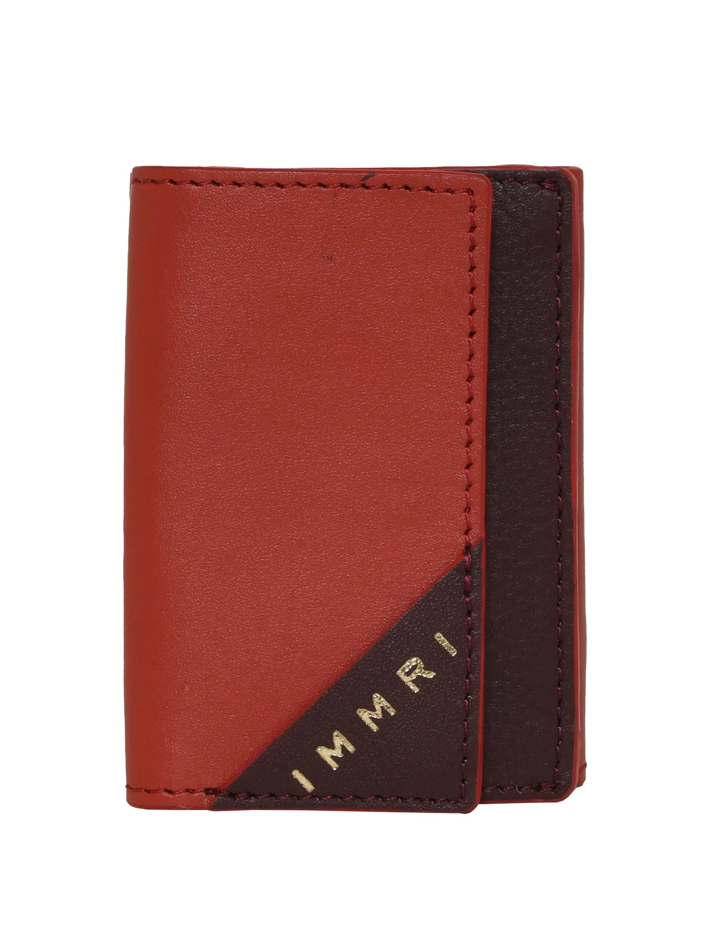 Trifold Wallet for Women- Red/Burgundy