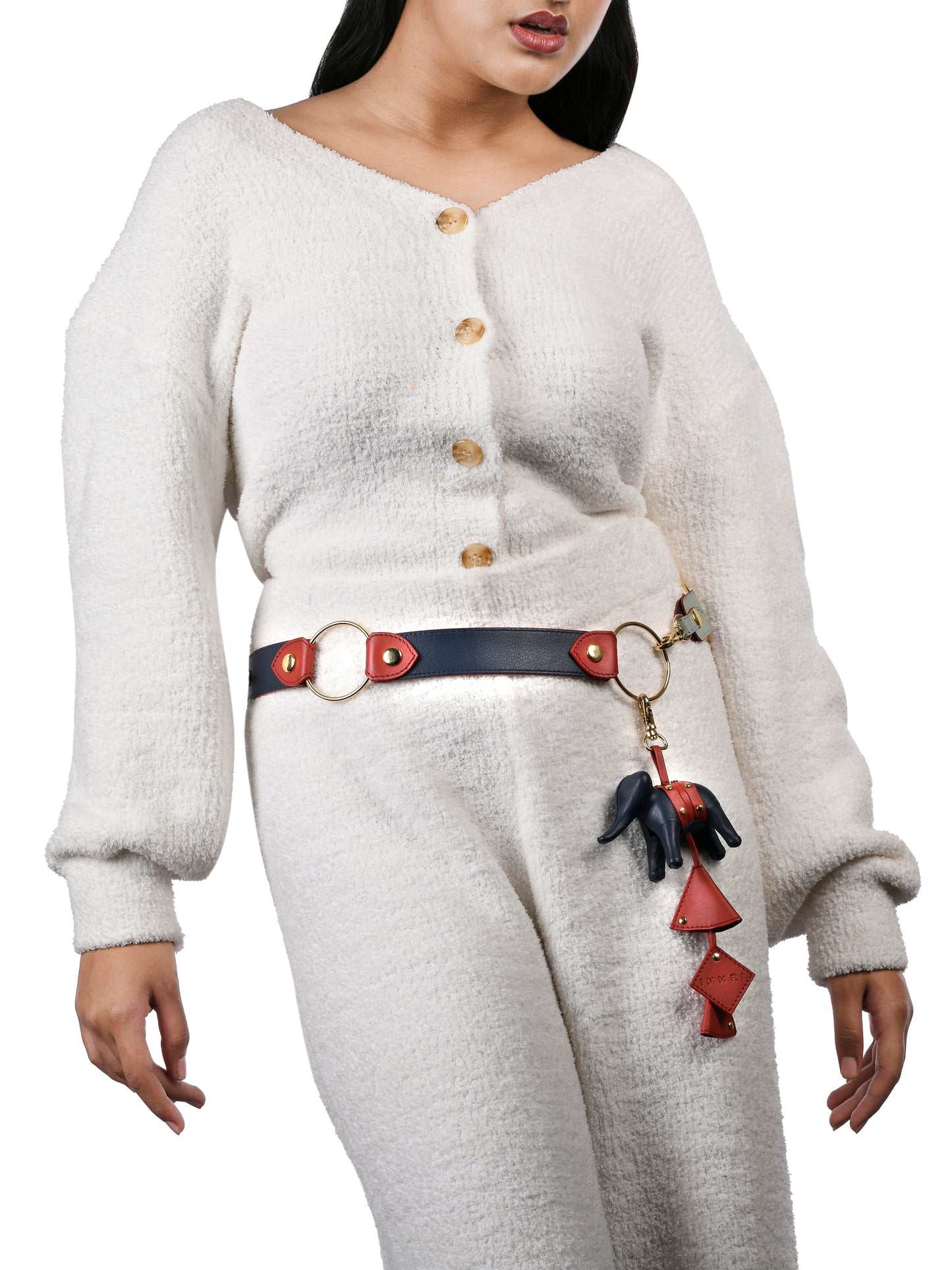 Strap Belt with Hathi Charm